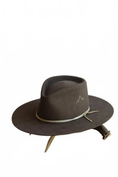 Jw Bennett Unisex Western 50x Teardrop Flat Brim Hat In Pecan In Sand