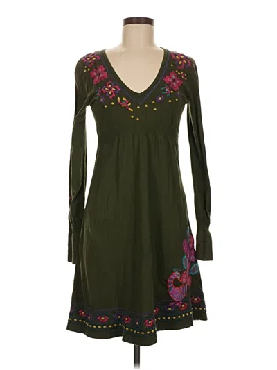 Pre-owned Jw Los Angeles Casual Dress In Green
