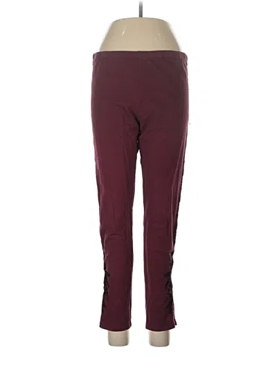 Pre-owned Jw Los Angeles Track Pants In Burgundy