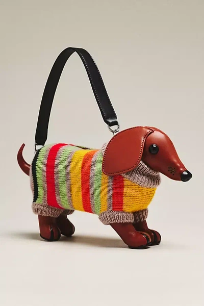 Jw Pei Addison Dachshund Handbag In Multi