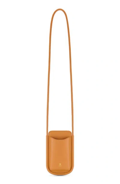 Jw Pei Ayla Water Repellent Phone Crossbody Bag In Orange