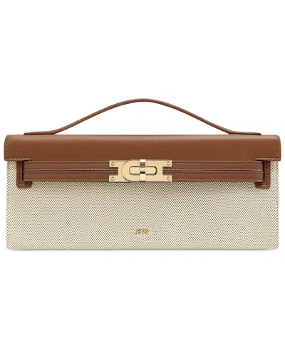 Jw Pei Bria Structured Top Handle Bag In Brown