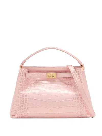 Jw Pei Carmen Croc-effect Tote Bag In Pink
