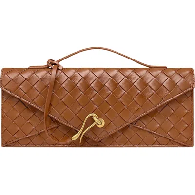 Jw Pei Celeste Woven Faux Leather Envelope Top Handle Bag In Pink