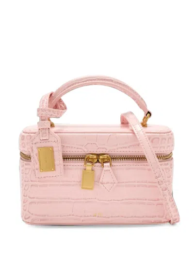 Jw Pei Cleo Croc-effect Bag In Pink