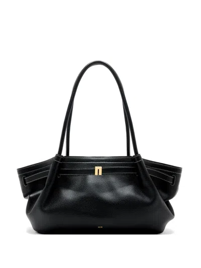 Jw Pei Contrast-stitch Tote Bag In Black