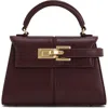 Jw Pei Elise Faux Leather Top Handle Bag In Burgundy