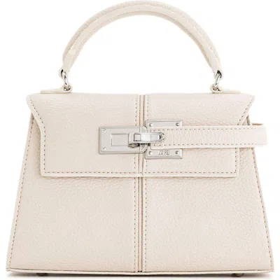 Jw Pei Elise Faux Leather Top Handle Bag In White