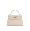 Jw Pei Elise Faux Leather Top Handle Bag In Neutral