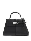 Jw Pei Elise Faux Leather Top Handle Bag In Black