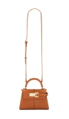 Jw Pei Elise Faux Leather Top Handle Bag In Brown