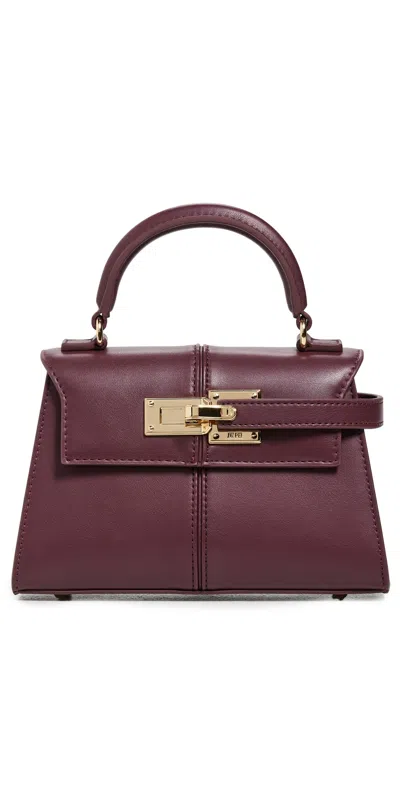 Jw Pei Elise Top Handle Bag Deep Burgundy