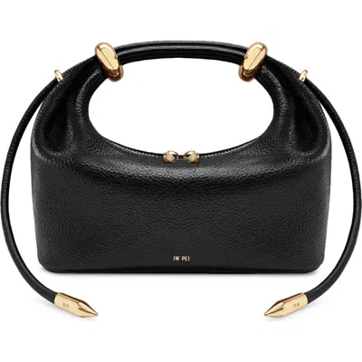 Jw Pei Ellie Metal Ring Clutch In Black