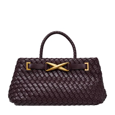 Jw Pei Elora Woven Tote Bag In Burgundy