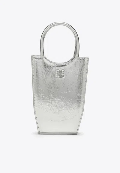 Jw Pei Fei Faux Leather Crossbody Bag In Metallic