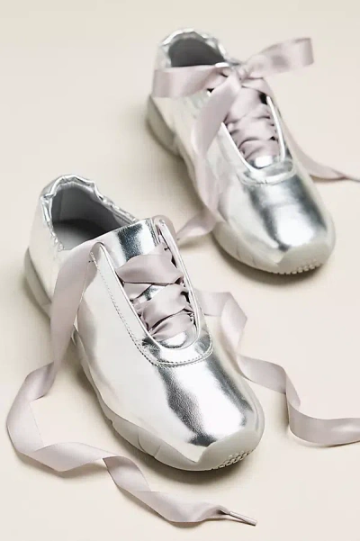 Jw Pei Flavia Ballerina Sneakers In Silver