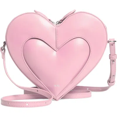 Jw Pei Francisca Faux Leather Heart Crossbody Bag In Pink