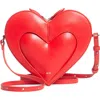 Jw Pei Francisca Faux Leather Heart Crossbody Bag In Red