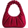 Jw Pei Red Gabbi Handbag With Crystals In Red