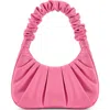 Jw Pei Gabbi Ruched Faux Leather Hobo In Pinkdnu