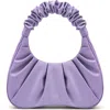 Jw Pei Gabbi Ruched Faux Leather Hobo In Purple