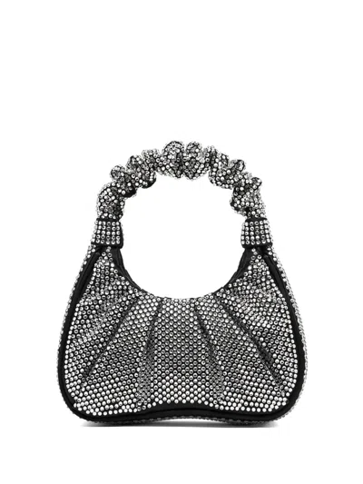 Jw Pei Black Gabbi Handbag With Crystals