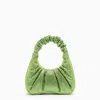 Jw Pei All-over Strass Satin Gabbi Mini Hobo Bag In Green