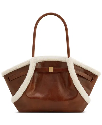 Jw Pei Hana Extra-large Top Handle Tote Handbag In Brown