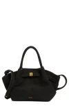 Jw Pei Hana Faux Suede Tote In Black