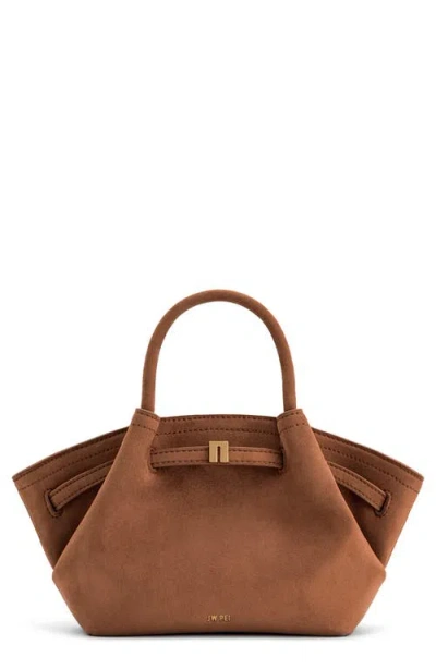 Jw Pei Hana Faux Suede Tote In Brown
