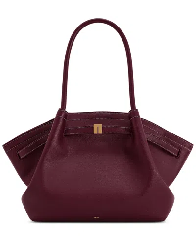 Jw Pei Hana Large Tote Bag In Burgundy