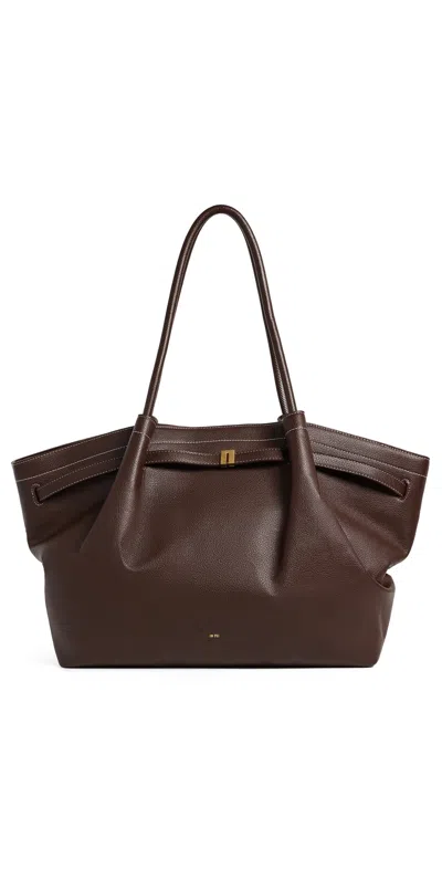 Jw Pei Hana Large Tote Bag Dark Brown