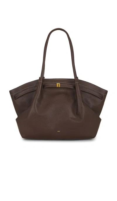 Jw Pei Hana Large Tote Bag In Dark Brown