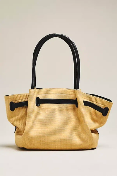 Jw Pei Hana Medium Faux Straw Tote Bag In Brown