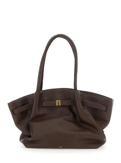 Jw Pei Hana Medium Tote Bag In Brown