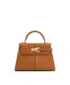 Jw Pei Handbags Elise Lg Medium Top Handle Bag In Brown