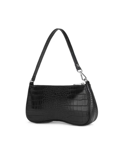 Jw Pei Handbags Handbags Women's Eva Small Shoulder Bag In Black Croc