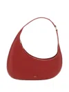 Jw Pei Harlee Crescent-shaped Ziped Shoulder Bag In Red