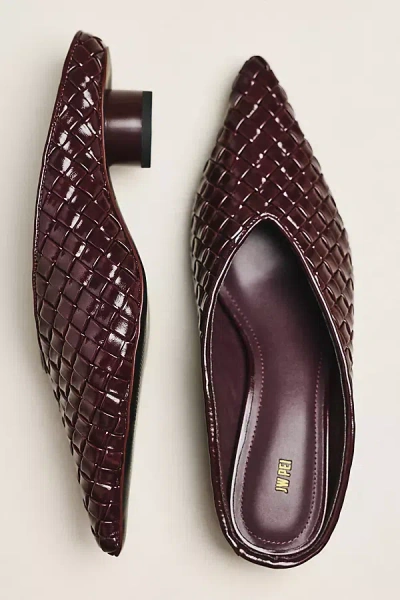 Jw Pei Helena Mules In Burgundy