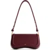 Jw Pei Joy Faux Leather Shoulder Bag In Deep Claret