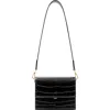 Jw Pei Joy Metallic Faux Leather Shoulder Bag In Black Croc