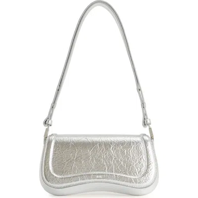 Jw Pei Joy Metallic Faux Leather Shoulder Bag In Silver
