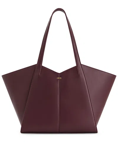 Jw Pei Kiana Extra-large Gold-tone Hardware Tote Handbag In Burgundy
