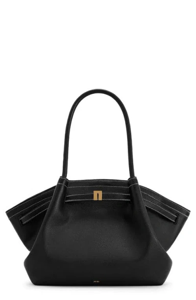 Jw Pei Large Hana Faux Leather Tote In Black
