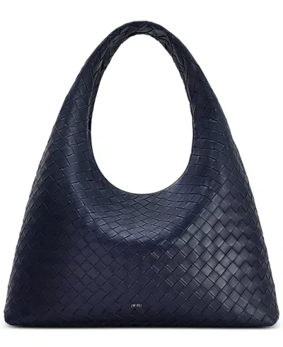 Jw Pei Laura Woven Shoulder Bag In Blue