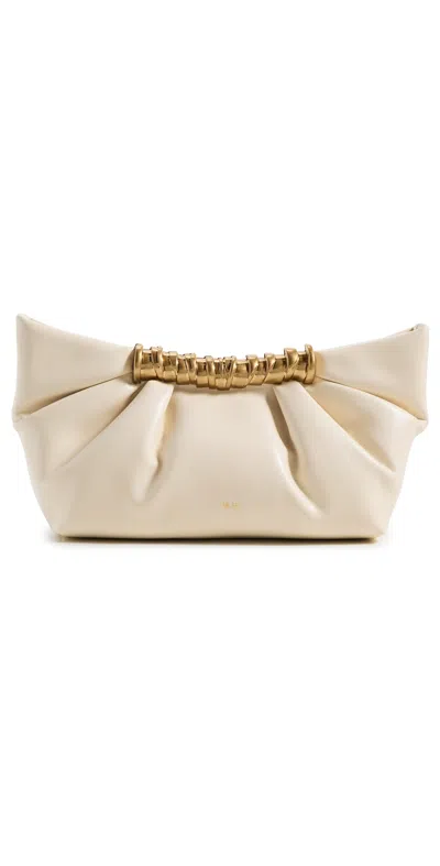 Jw Pei Leia Pleated Clutch White
