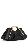 Jw Pei Lila Metal Frame Clutch Bag In Black