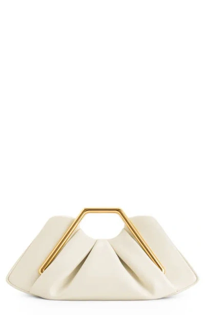 Jw Pei Lila Metal Frame Clutch Bag In White