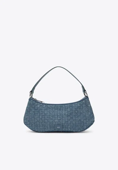 Jw Pei Lilly Woven Denim Shoulder Bag