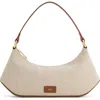 Jw Pei Lily Canvas Shoulder Bag In Brown